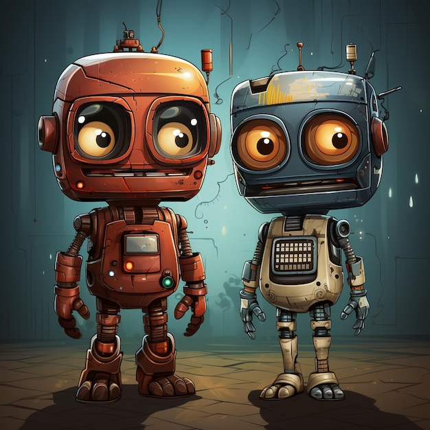 Vector de ilustración de robot