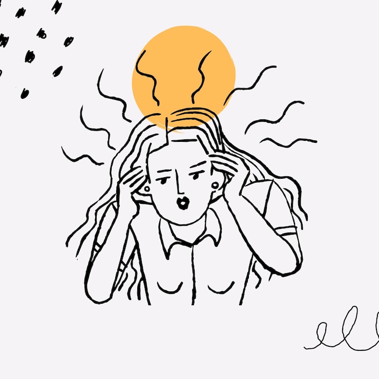 Foto vector de ilustración de salud mental