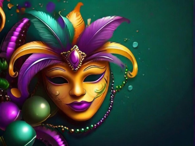 Foto vector libre concepto realista de mardi gras