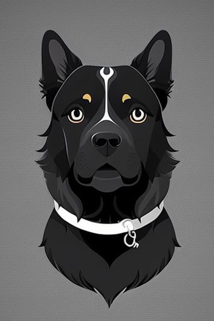 Foto vector libre de perros ilustración vectorial de perro