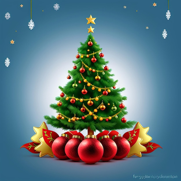 Foto vector livre de fundo de natal com belos ornamentos