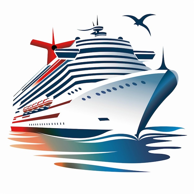 Vector del logotipo de un barco