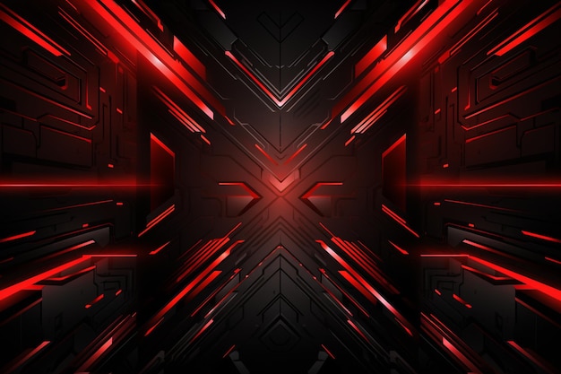 vector moderno futurista preto e vermelho esport fundo