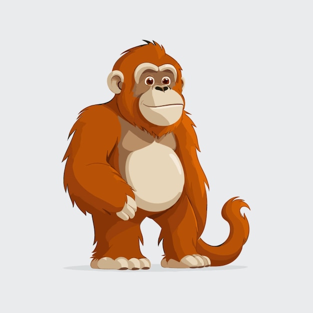 Vector de orangutanes