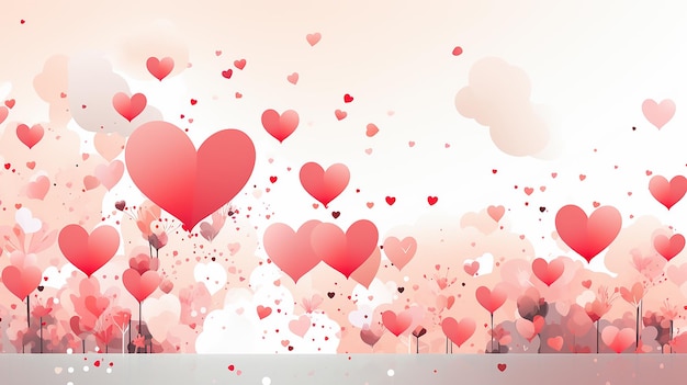 vector_pink_hearts_design_background_for_valent