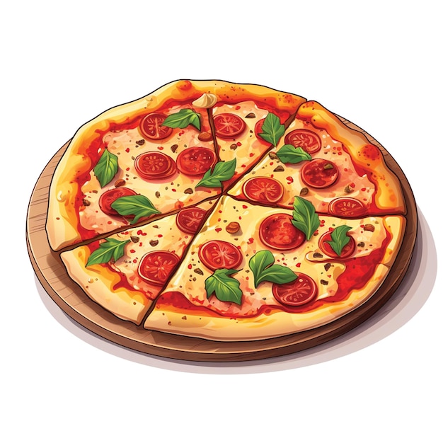 Vector de las pizzas