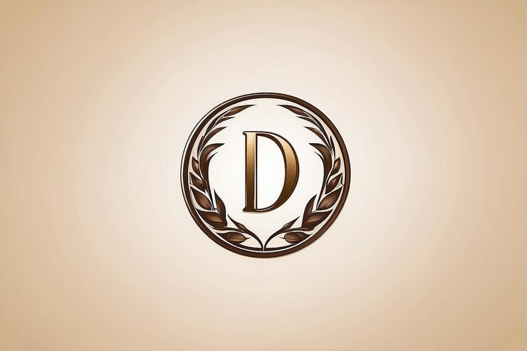 Foto vector de plantilla de diseño del logotipo de la letra inicial d