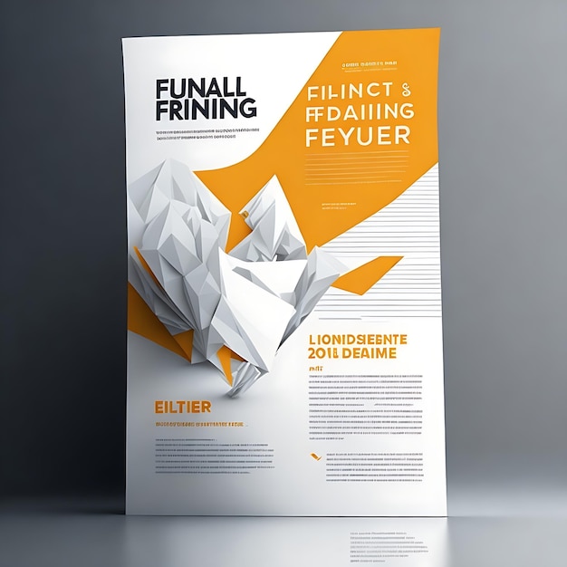 Vector Real Finding Business Flyer Design