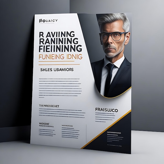 Vector Real Finding Business Flyer Design