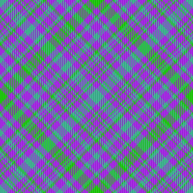Vector de tartán de textura de cuadros textiles sin costuras con una tela de fondo de verificación de patrón