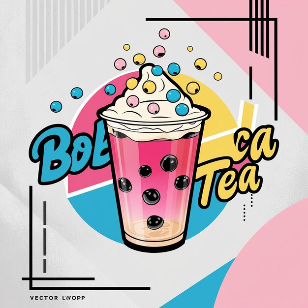 El vector del té de Boba