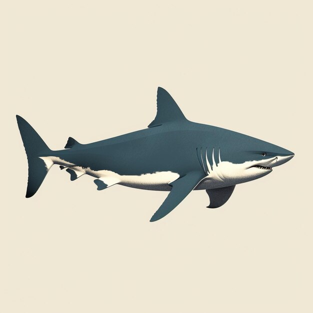 vector de tiburón