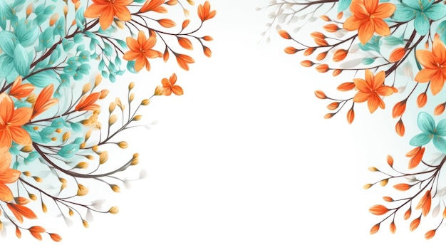 Vector de venta de primavera papel tapiz de pequeño patrón de flores colorido