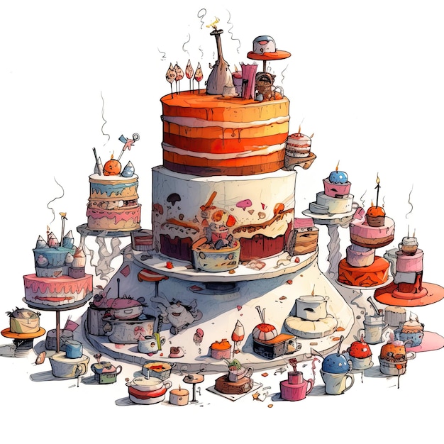 Vectores de cupcake illustration