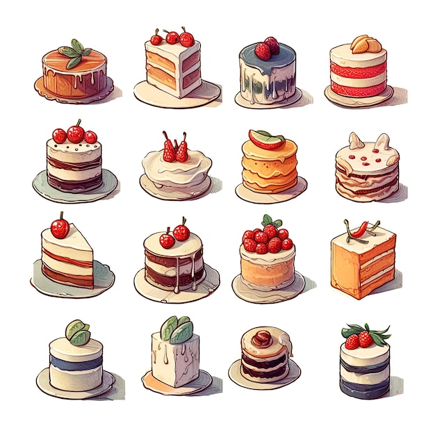 Vectores de cupcake illustration
