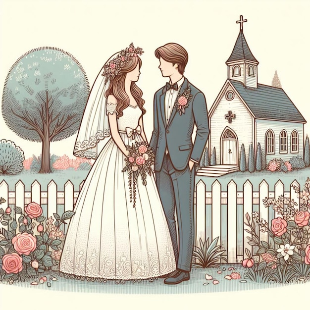 Vectores e ilustraciones de bodas