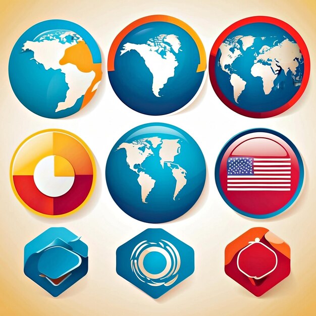 Foto vectores globais de logotipos de empresas