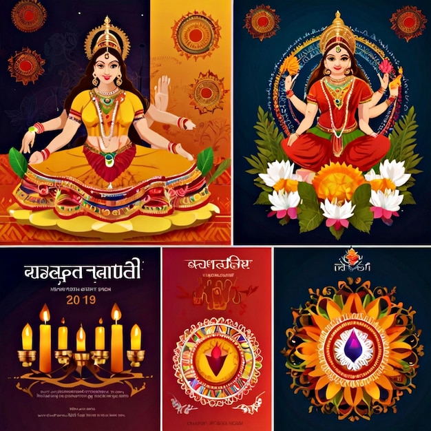 vectores de navratri