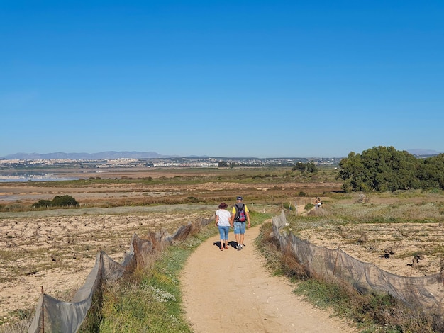 Vega Baja del Segura El lago azul del Parque Natural de las Lagunas de La Mata y Torrevieja