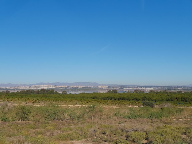 Vega Baja del Segura El Lago Azul del Parque Natural der Lagunen von La Mata und Torrevieja