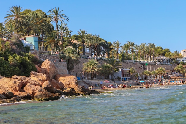 Vega Baja del Segura Orihuela Costa Punta Prima am Strand Paisaje und Torrede Punta Prima