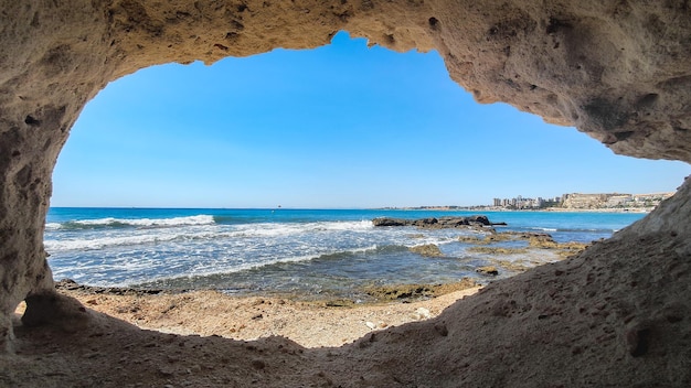 Vega Baja del Segura - Orihuela Costa -Paisajes junto al mar entre Cabo Roig y Campoamor Agua Marina