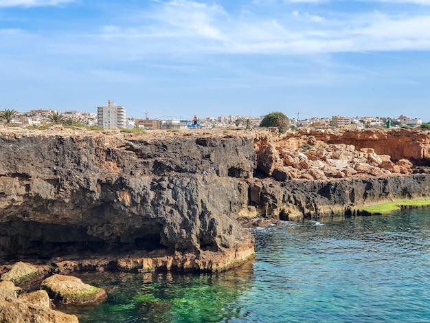 Foto vega baja del segura - torrevieja - hermosos paisajes en el litoral de las calas de torrevieja