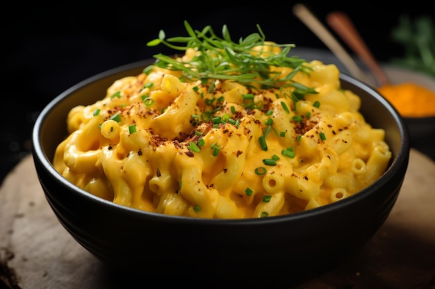 Vegan Mac und Käse Abendessen Rezept Essen Foto