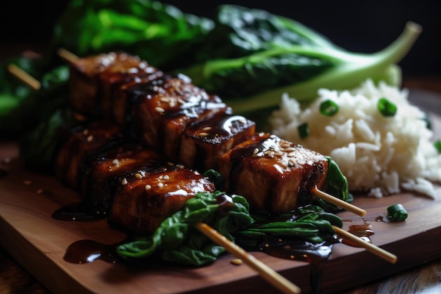 Veganer Kebab mit japanischem Flair und generativer Teriyaki-KI