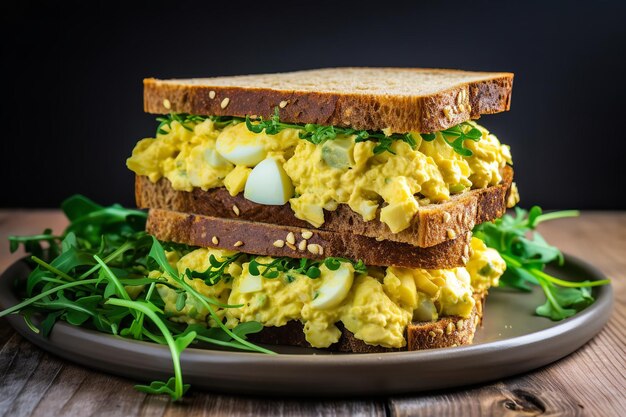 Veganes Eiersalat-Rezept für ein gesundes Mittagessen