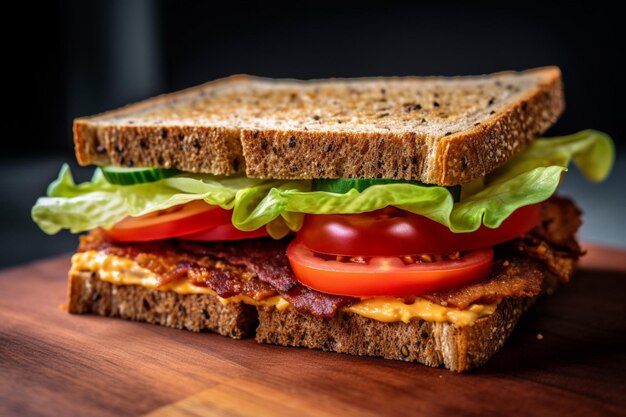 Veganes Sandwich leicht und gesund