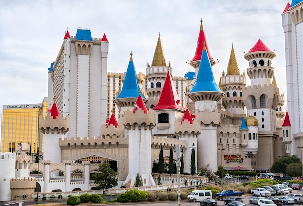 Las Vegas Estados Unidos 19 de marzo de 2019 Excalibur Hotel y Casino Abierto en 1990 utiliza el tema de la Europa medieval