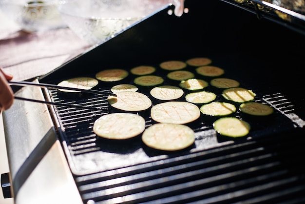 Vegetais de churrasco de verão