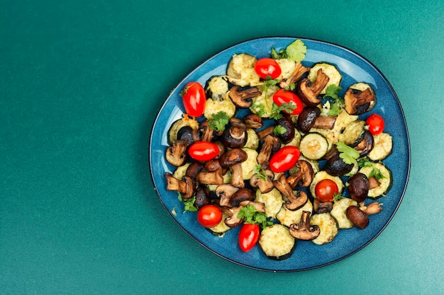 Vegetales asados en el horno