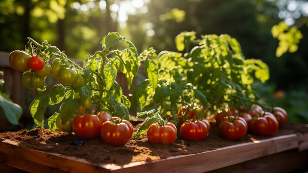 Vegetales de cultivo y hortalizas de jardín