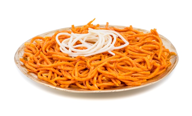 Vegetales fritos picantes Vegetales Chow Mein