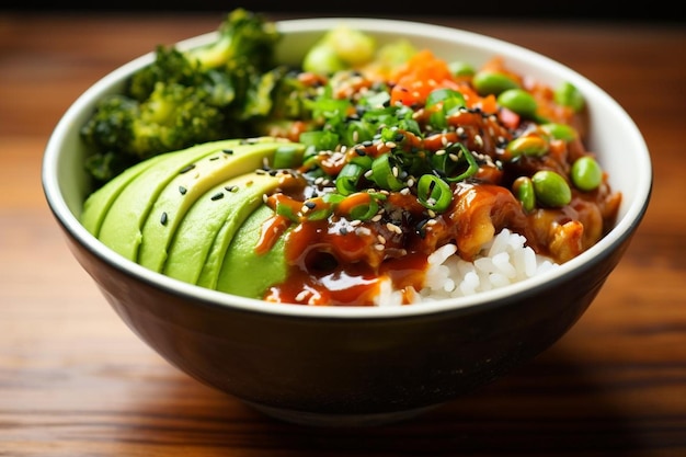 Vegetariano Teriyaki Donburi