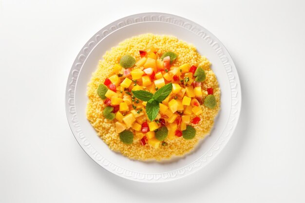 Vegetarisches Couscous-Menü nach brasilianischer Art