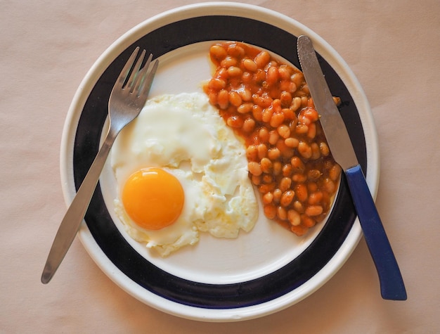 Vegetarisches englisches Frühstück