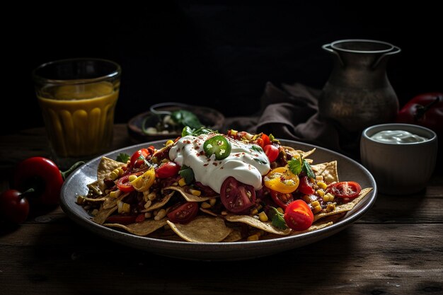 Veggie Nachos Schnellessen für die ganze Familie