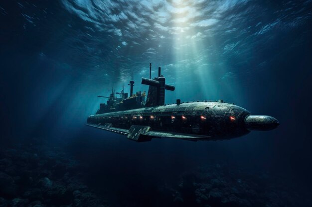 Foto vehículo submarino