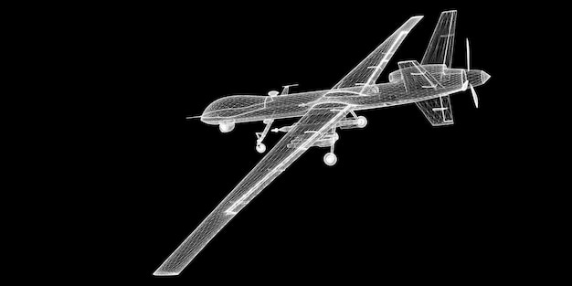 Veículo Aéreo Não Tripulado (UAV), estrutura da carroceria, modelo de cabo