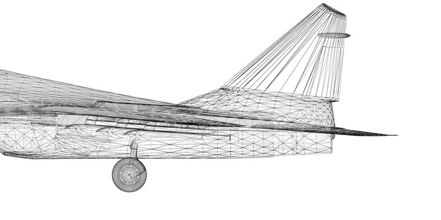 Veículo Aéreo Não Tripulado (UAV), estrutura da carroceria, modelo de cabo