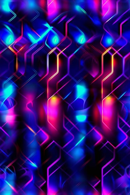 Vektor abstrakte Neonlichter Hintergrunddesign