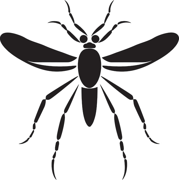 Vektor-Bug-Eleganz, kompliziertes Insekten-Logo