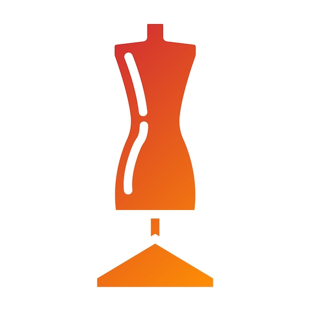 Vektor-Design-Mannequin-Ikonen-Stil