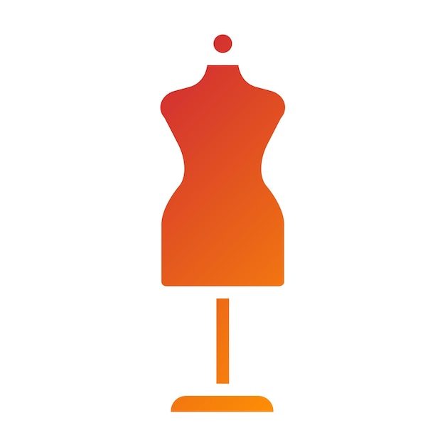 Vektor-Design-Mannequin-Ikonen-Stil