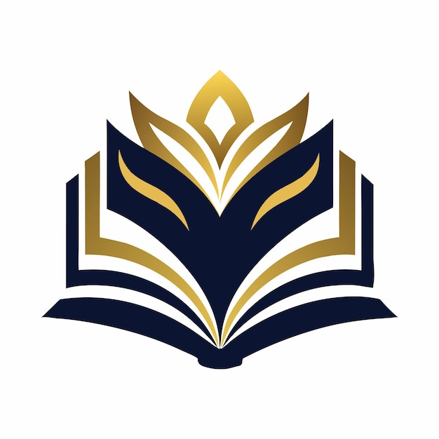 Vektor-Flachbuch-Logo-Vorlagen-Sammlung
