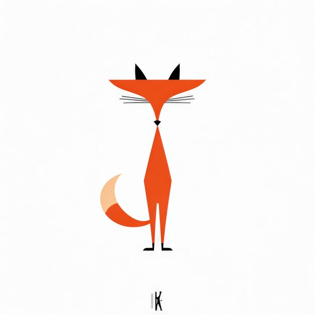 Foto vektor-illustrationsdesign für das fox-logo