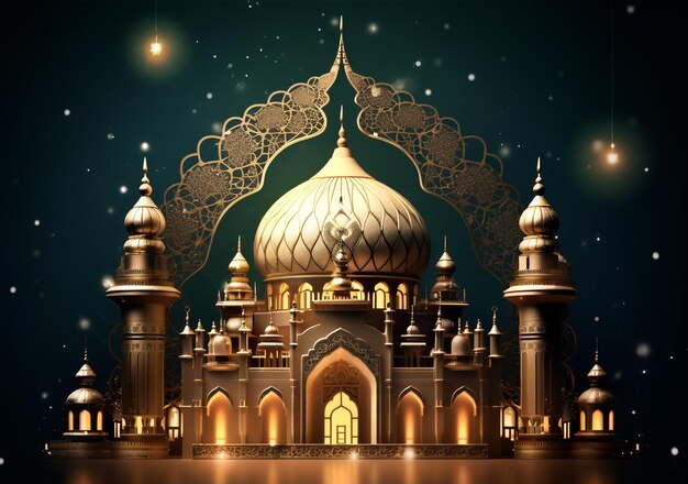 Vektor islamischen Hintergrund Design Illustration